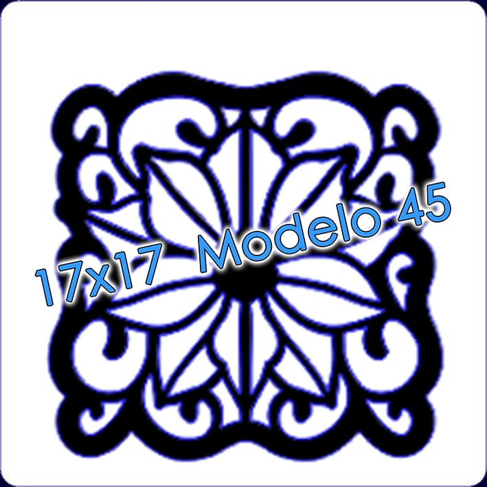 - Stencil 17x17cm Modelo 045 -